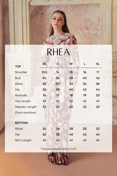 RHEA IN RICH BROWN