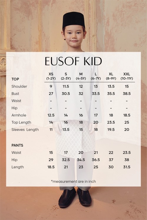 EUSOF KIDS IN DUSTY GREY