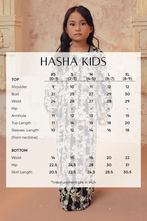 HASHA KIDS IN JADE BLACK