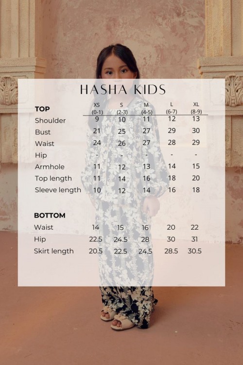 HASHA KIDS IN JADE BLACK